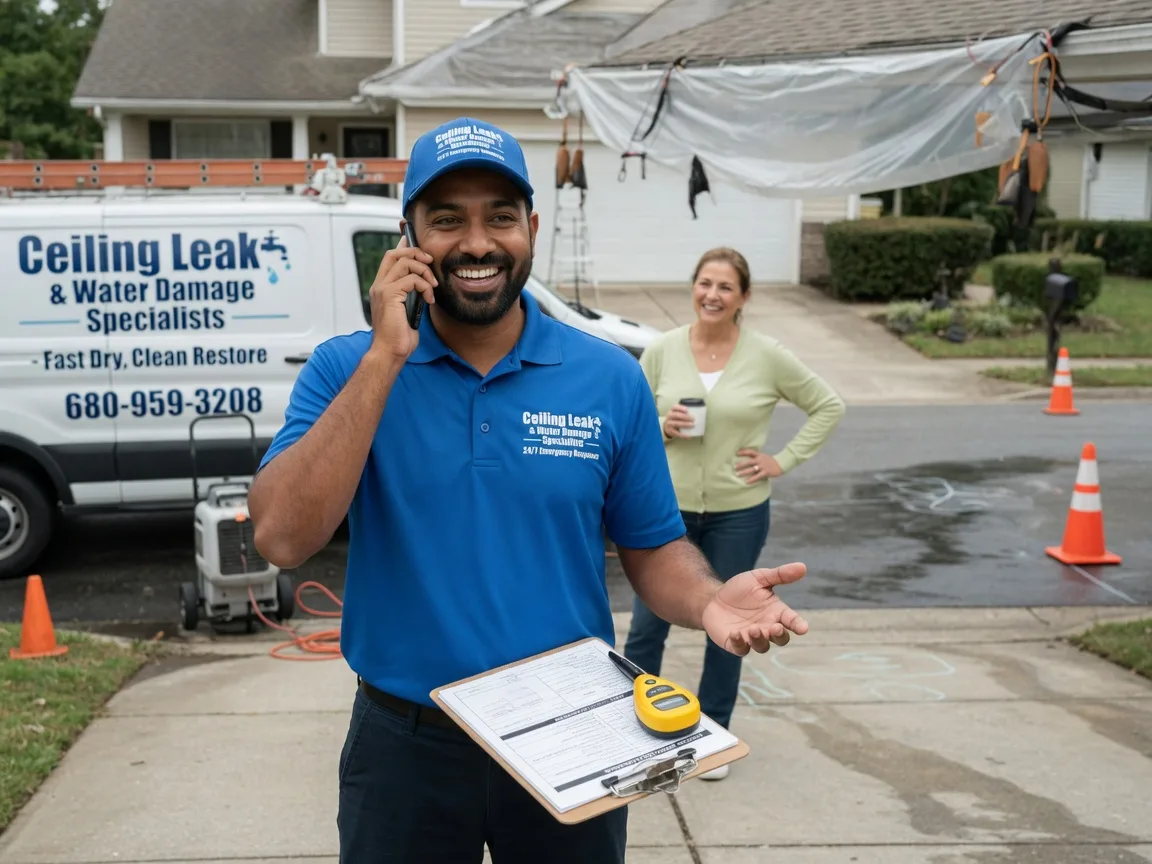 Ceiling Leak Cleanup Hopewell, VA FAQs